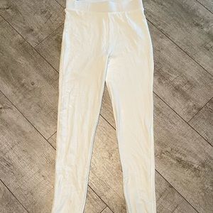 Naked Wardrobe Off-White Legging Pants